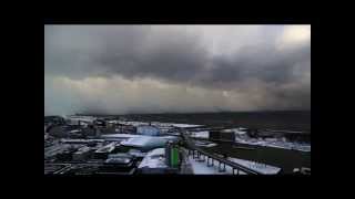 Time Lapse of Buffalo Lake Effect Snow Nov 18 2014