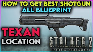 TEXAN Unique RAM-2 Shotgun and All Blueprint Locations in STALKER:2 Heart of Chornobyl