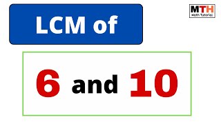 LCM of 6 and 10