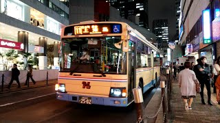 【運転者不足で廃止】阪急バス阪北線(梅田系統・上津島行き)  阪急三番街バス停発車