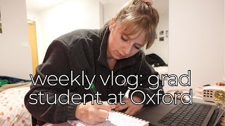 being an academic weapon at oxford (questionable) | grad student study vlog