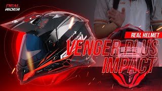 Real Review : หมวก Real Helmet รุ่น Venger Plus ลาย Impact