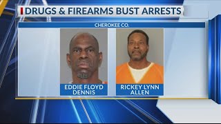 Cherokee County officials find 44 grams of crack cocaine during search warrant, 2 arrested