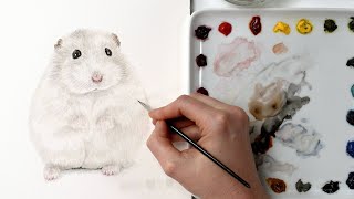 How to paint fur in watercolour (and keep it light) with Anna Mason