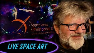 Live Space Art with Christopher Doll - Model Building Stream!