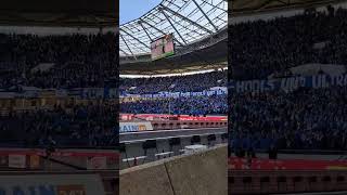 1. FC Magdeburg fans heute mit einem überragenden Auswärts-Support in Hannover