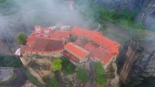 Meteora Monasteries - Greece 4K Video (DJI Drone)