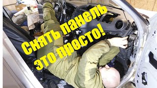 Снятие панели на Лада Калина 2