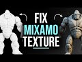 How to Rig 3D Model in Mixamo with texture from obj to fbx Blender