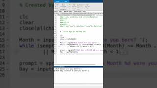 MATLAB: Validated User Input - Day of Month