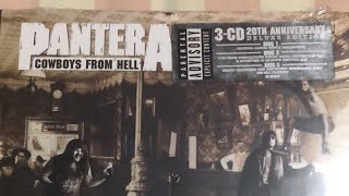 Pantera: Cowboys From Hell Unboxing 3CD Deluxe Edition