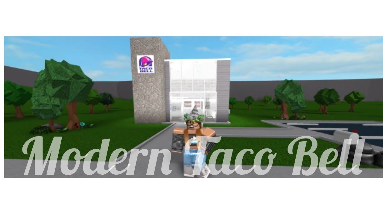 Welome To Bloxburg- Modern Taco Bell - YouTube