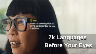 Language Barrier Broken | Augmented Reality Glasses from Google