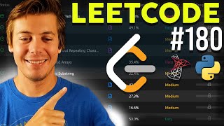 LeetCode 180 - Consecutive Numbers (Python and SQL) [MEDIUM]