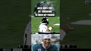 Jalen Hurts First NFL Touchdown vs Packers: Philadelphia Eagles #shorts