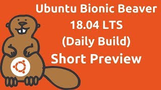 What's New On Ubuntu Bionic Beaver 18.04 LTS Daily Build