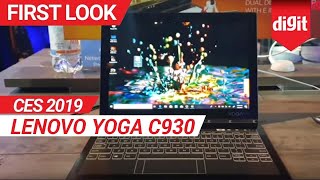 CES 2019: Lenovo Yoga Book C930 First Look | Digit.in