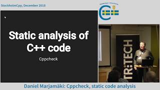 Daniel Marjamäki: Cppcheck, static code analysis