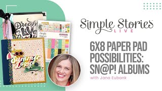 6x8 Paper Pad Possibilities: SN@P! Albums