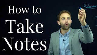 Lecture #11:  Taking Notes Effectively - which words should you write down?