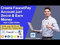 How to Create Faucet Pay Account | How to create faucet pay Wallet in Pakistan