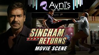 Kareena Slaps Zakir Hussain | Singham Returns | Movie Scene
