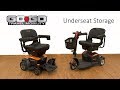 Newly Designed Under Seat Storage for Scooters and Travel Mobility