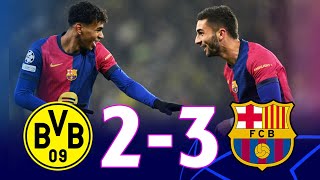 Borussia Dortmund vs Barcelona [2-3], UEFA Champions League 2024/25, Group Stage - MATCH REVIEW