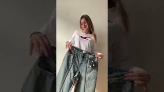 definitely think I should keep #weekday #jeans #haul #unboxing # #short #shorts #shopping #ytshorts