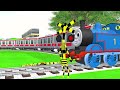 【踏切アニメ】あぶない電車 スマートトレイン 【カンカン】🚦fumikiri 3d railroad crossing animation 2024