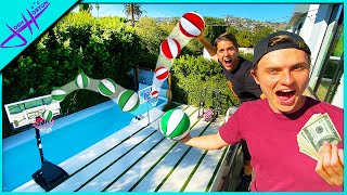 Challenging CARTER SHARER to TRICK SHOTS for $10,000!