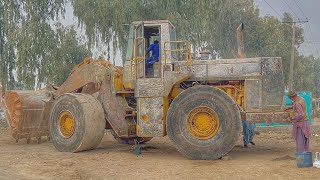 Rusted Caterpillar Wheel Loder Cleaning and full Service process By Expert Man