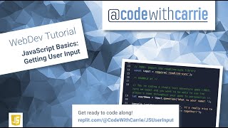 JavaScript Basics: Getting User Input
