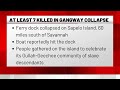 at least 7 dead after ferry dock gangway collapses on georgia’s sapelo island