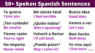 Learn 60 Daily Use Spanish Sentences in just 8 minutes!