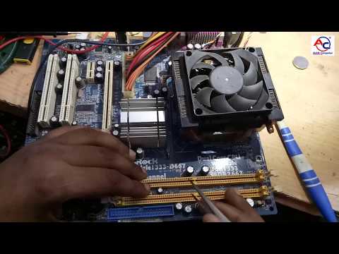 How to repair Asrock motherboard No Display 2020 Live | repair  ram Slot/channel | Bangla tutorial