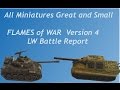 Flames of War VERSION 4 - Battle Report 2 - US v. German LW