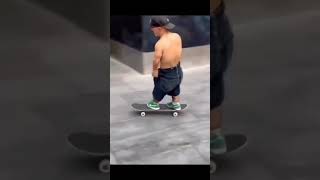 Midget falls off skateboard #shorts #memes