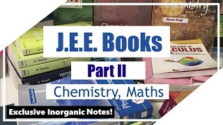 Books for JEE | Chem and Maths | WITH Exclusive Inorganic Notes | Eknoor Singh, IIT Bombay