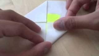 How to Fold a Very Easy Origami Flower!