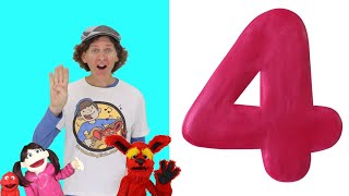 4 Number Song | Today's Number Song with Matt and Friends | Preschool, Kindergarten