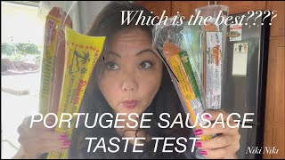 Portugese Sausage Tasting