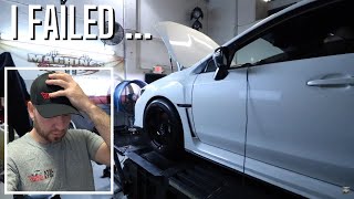 Full Bolt on STI Dyno Tune (I Failed - 2017 WRX STI)