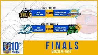 LIVE FULL GAMES: UNTV Cup Finals at NOVADECI CONVENTION CENTER, Quezon City | March 26, 2024