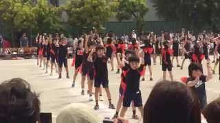 2014年船橋小学校運動会　4年生ねぶた踊り