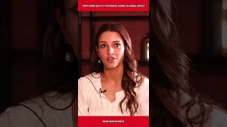 Tripti Dimri Reacts to INTIMATE SCENES with Ranbir Kapoor in Animal Movie! #shorts