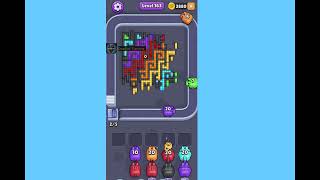 Pixel Flow Level 163 Hard. Walkthrough Gameplay