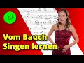 Stimmbildung 🎵 - vom Bauch 🤰 singen lernen 🎹