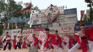 よさこい職人衆　祭仁　第61回よさこい祭り　全国大会　高知城会場　2014年8月12日