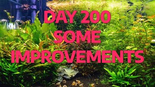 Ep.13 – SOME IMPROVEMENTS – DUTCH STYLE TANK – 175 Liter 46 Gallon Aquascape